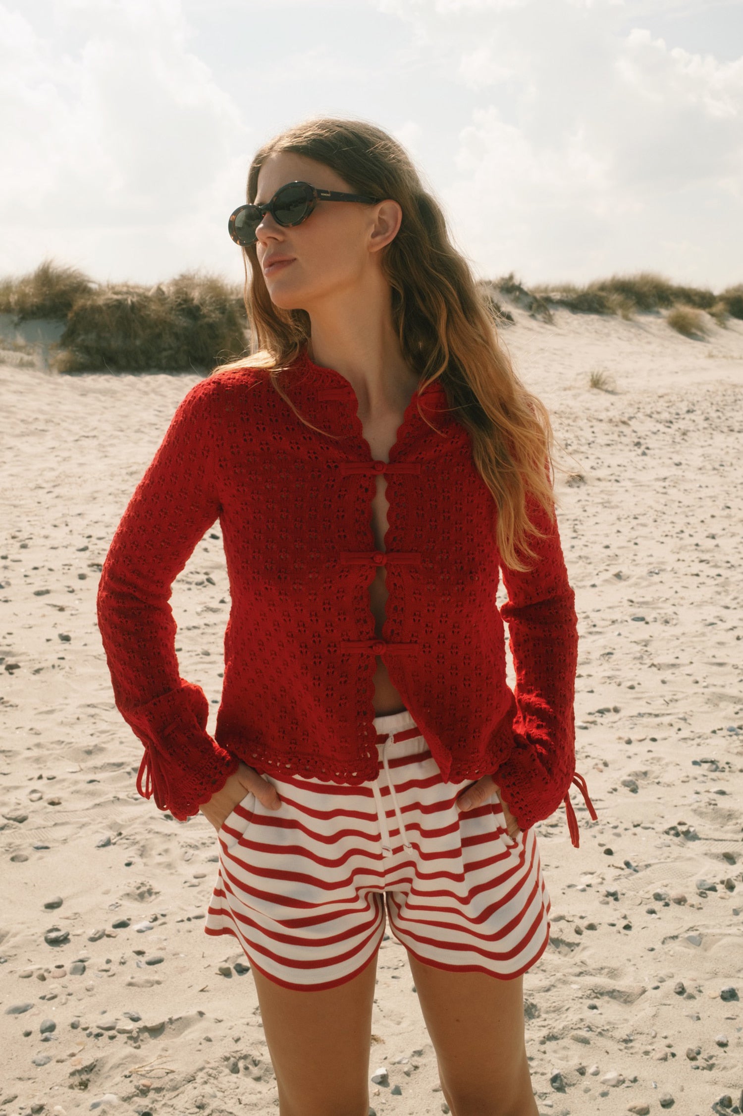 Cardigan Soft Girl in RotAnita Hass - Anita Hass