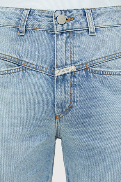 Jeans Pedal Pusher in Light BlueClosed - Anita Hass