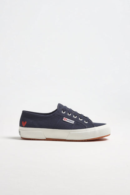 Sneaker 2750 'Heart' in NavySuperga x Anita Hass - Anita Hass