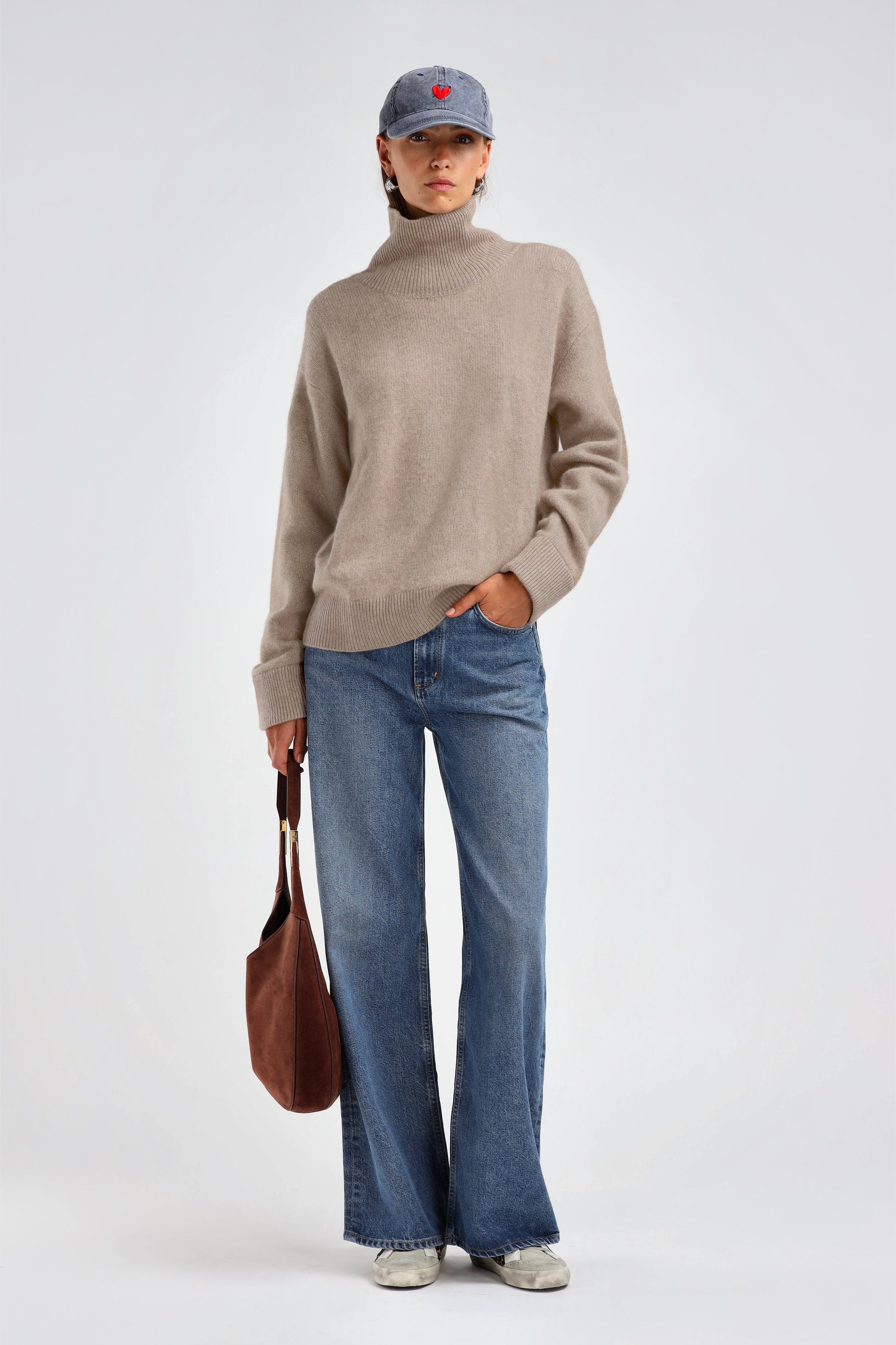 Cap Heart in Washed NavyAnita Hass - Anita Hass