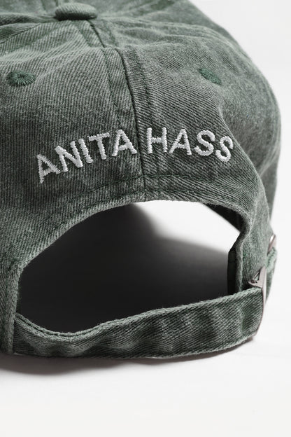 Cap 'Heart' in Washed GreenAnita Hass - Anita Hass