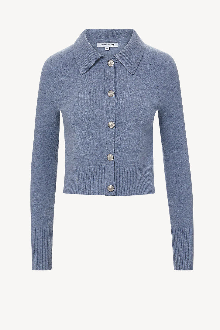 Cardigan Cheshire in Smoke Blue