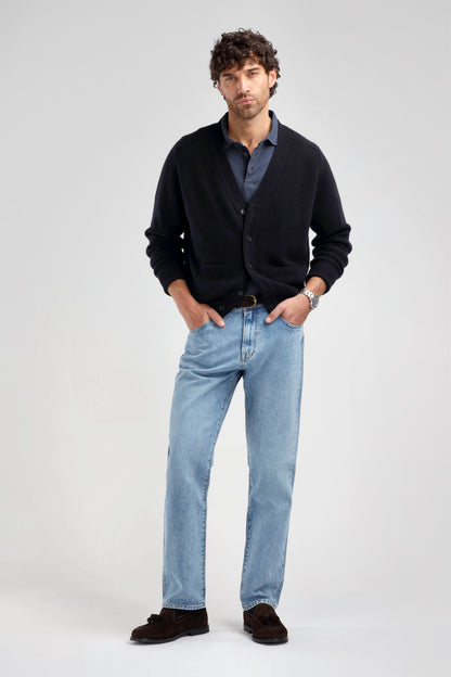 Cardigan Jimmy in NavyLadneri Men - Anita Hass