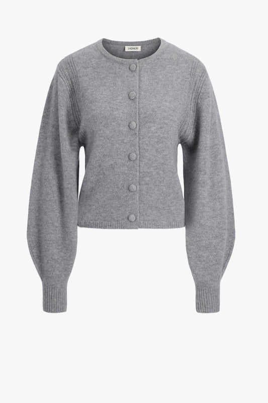 Cardigan Nala in Silver Grey