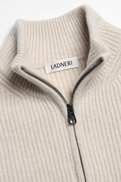 Cardigan Paulie in Cream MelangeLadneri Men - Anita Hass