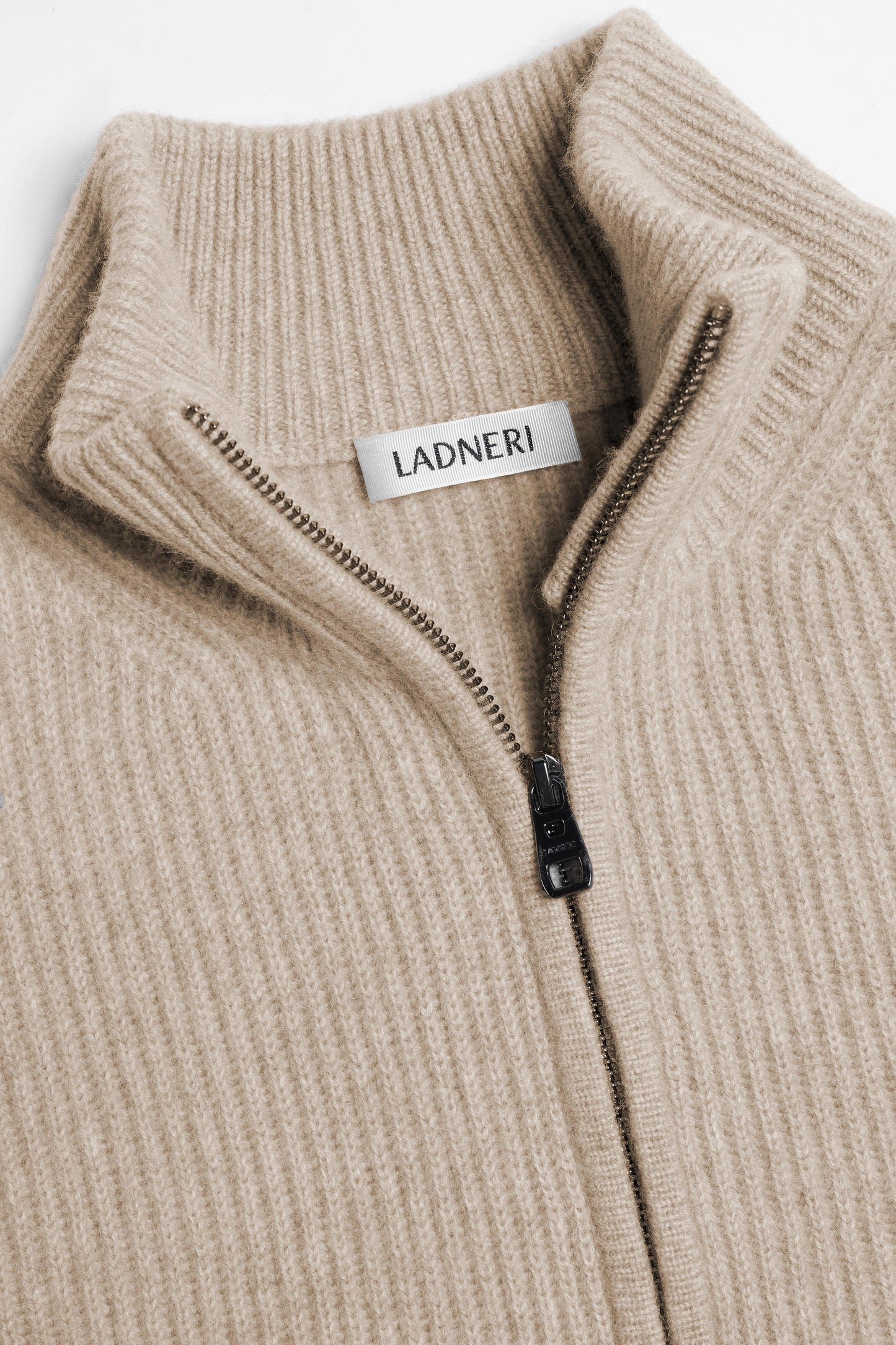 Cardigan Paulie in Taupe MelangeLadneri Men - Anita Hass