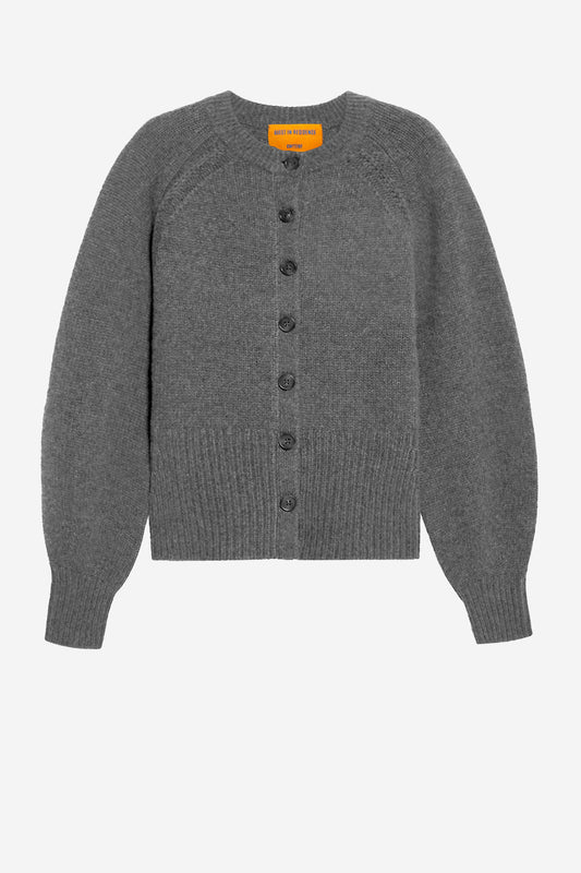 Cardigan Sculpted in CharcoalGuest in Residence - Anita Hass