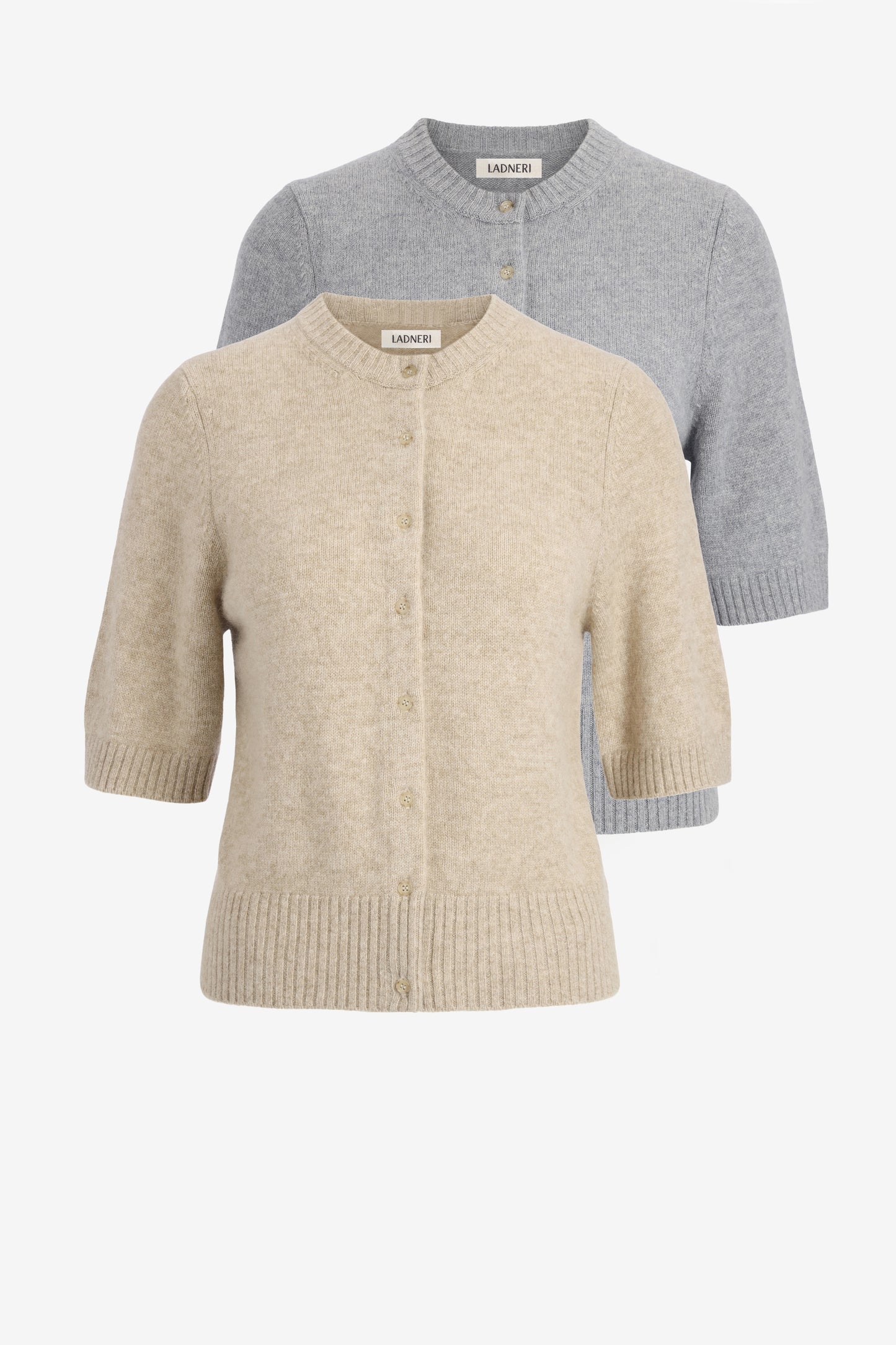 Cardigan Set Poupette Soleil in Feline/Beach PebbleLadneri - Anita Hass