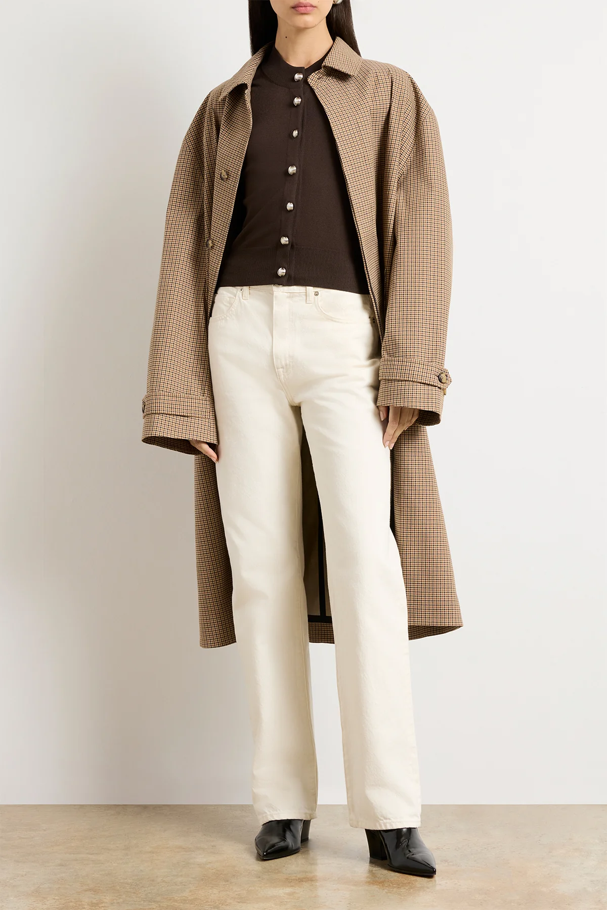 Cardigan The Aubrey in TruffleBrandon Maxwell - Anita Hass