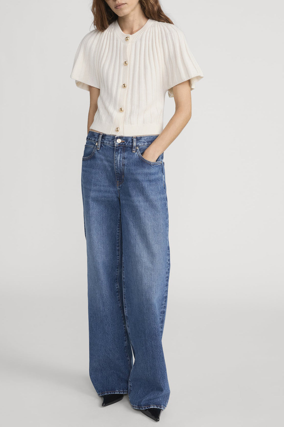 Cardigan The Flutter in crema