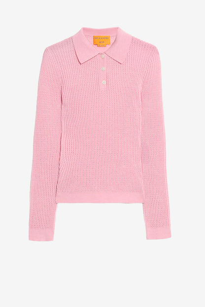 Pullover Shrunken Polo in DaybreakGuest in Residence - Anita Hass