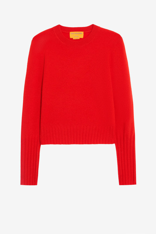 Pullover Shrunken in Chili