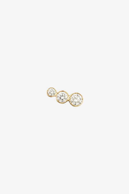 Crossaint Trois Earring (Right)
