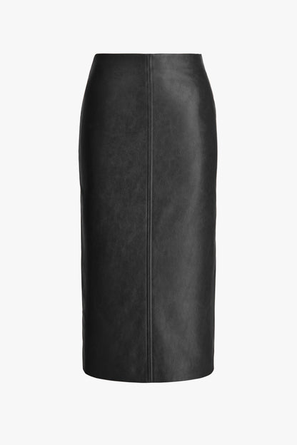 Rock Cuir in Schwarz Ladneri
