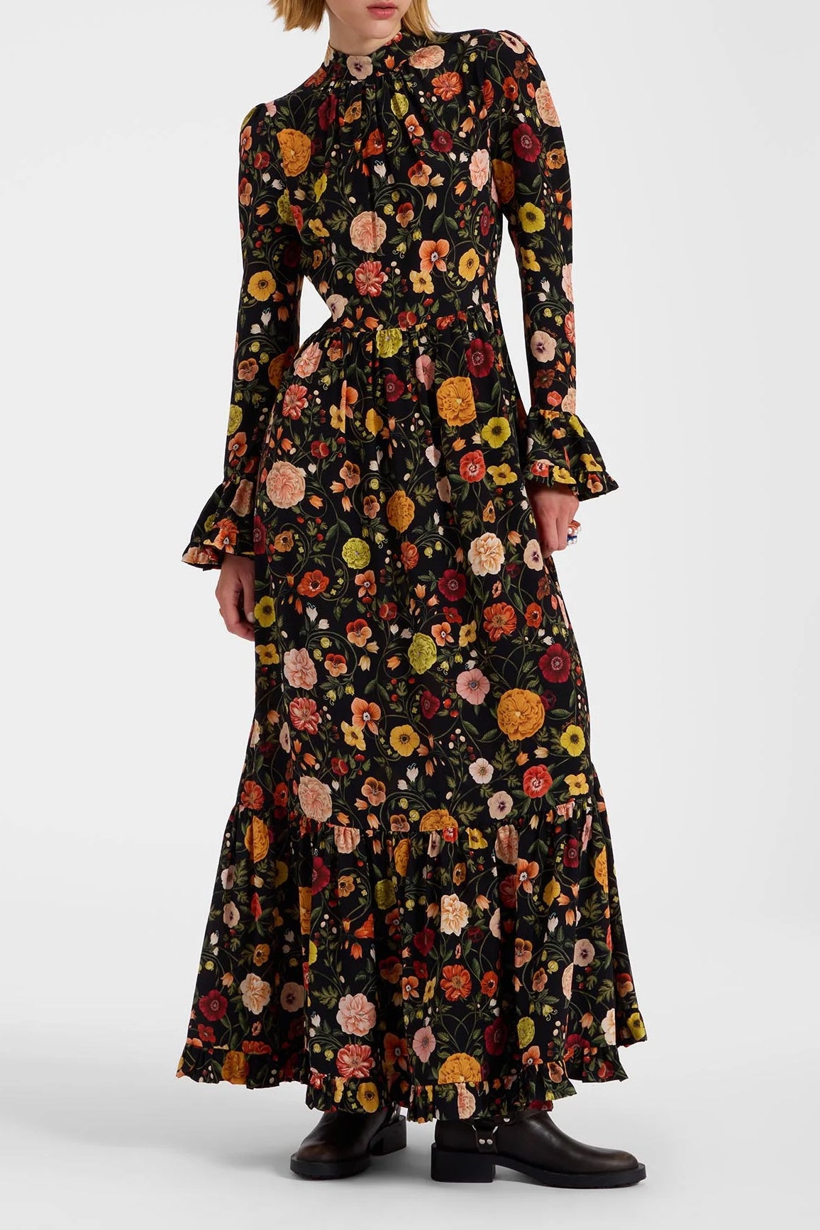 Kleid Visconti in Botticelli BlackLa Double J - Anita Hass