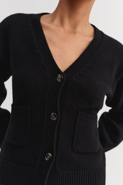 Drea cardigan in black