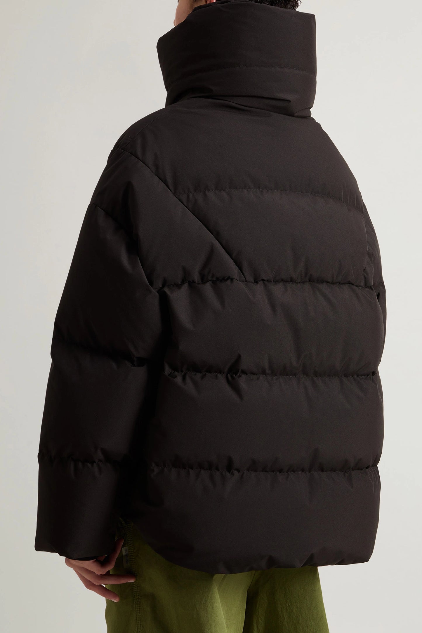 Daunenjacke Windstopper in Schwarz