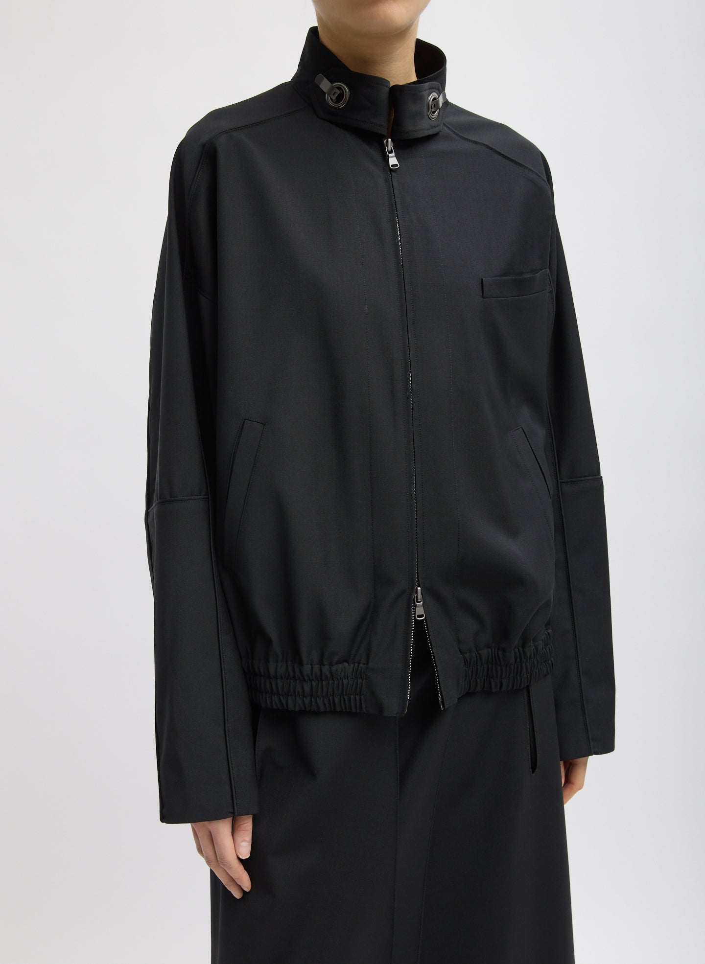 Jacke Tropical Wool in SchwarzTibi - Anita Hass