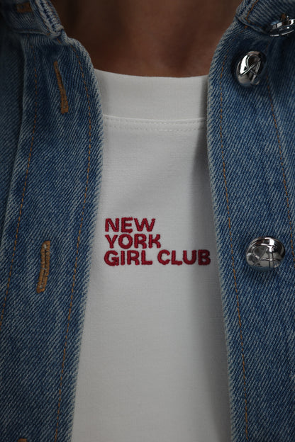 T-Shirt Elodie Embroidery in Off WhiteLadneri - Anita Hass