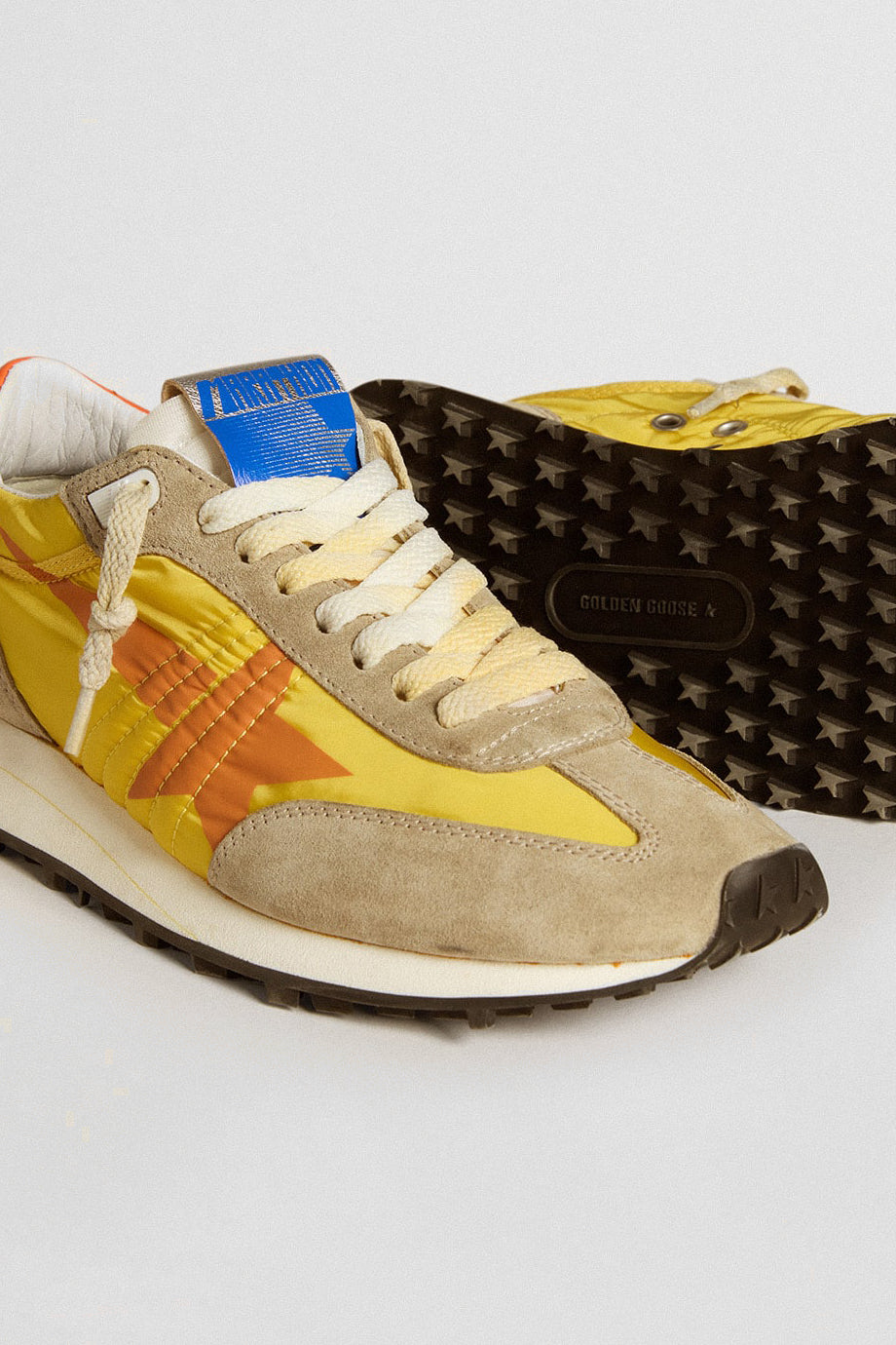 Sneaker Marathon in Yellow/Orange/Grey