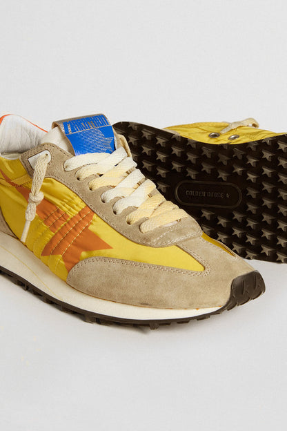 Sneaker Marathon in Yellow/Orange/Grey