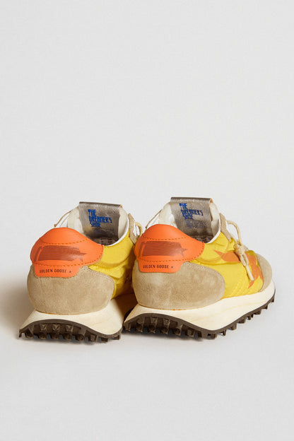 Sneaker Marathon in Yellow/Orange/Grey
