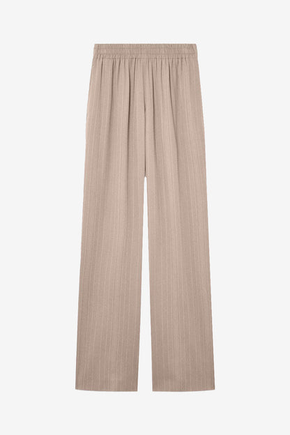 Hose Brittany in Pinstripe TaupeGolden Goose - Anita Hass