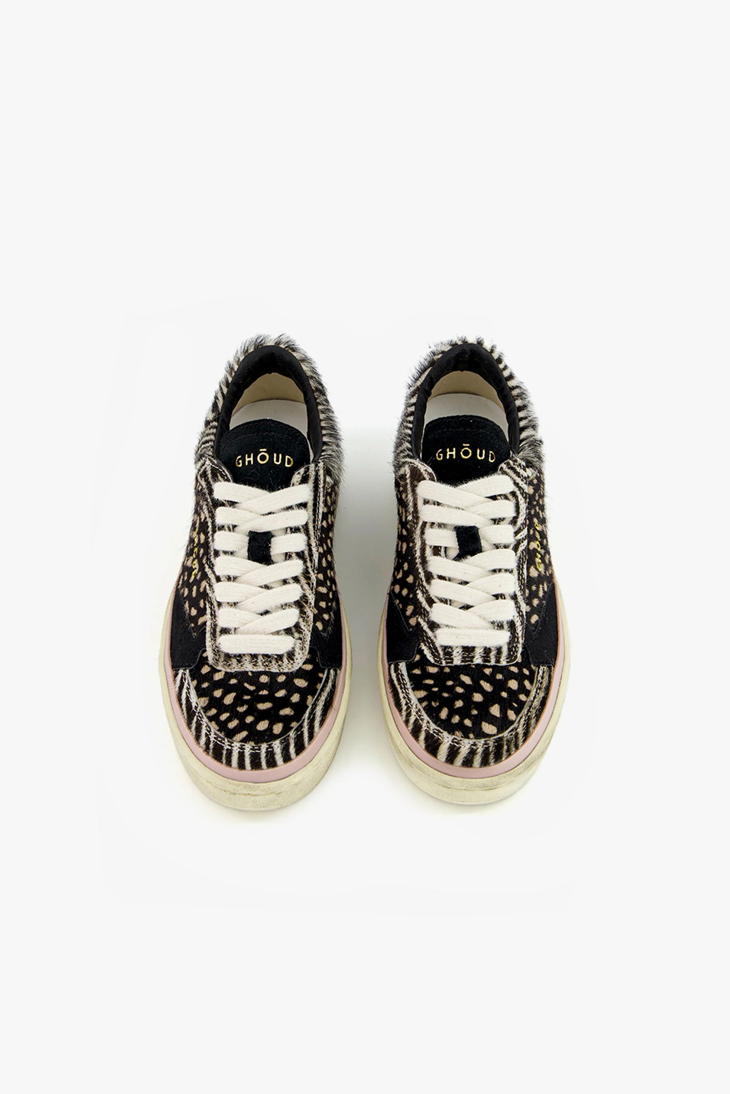 Sneaker Pads in Savage Pony/Suede BlackGhoud - Anita Hass