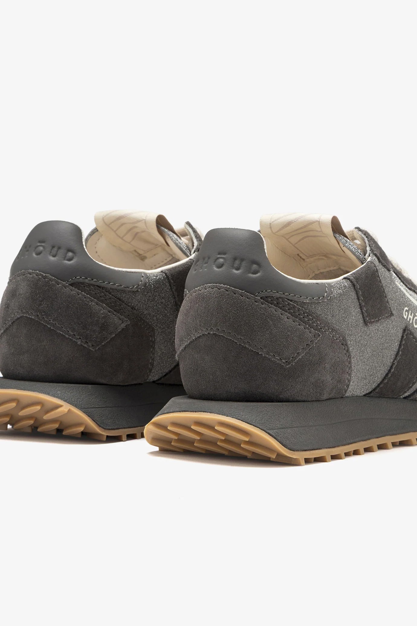 Sneaker Rush Starlight in Glitter Mono/Suede SmokeGhoud - Anita Hass