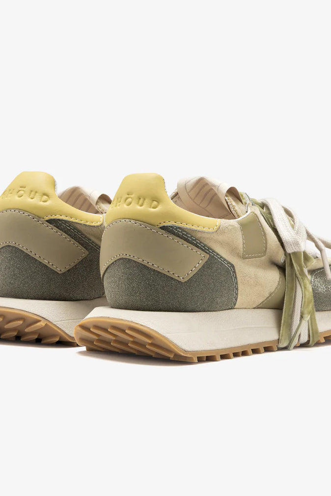Sneaker Rush Starlight in Glitter Khaki/Velvet GoldGhoud - Anita Hass