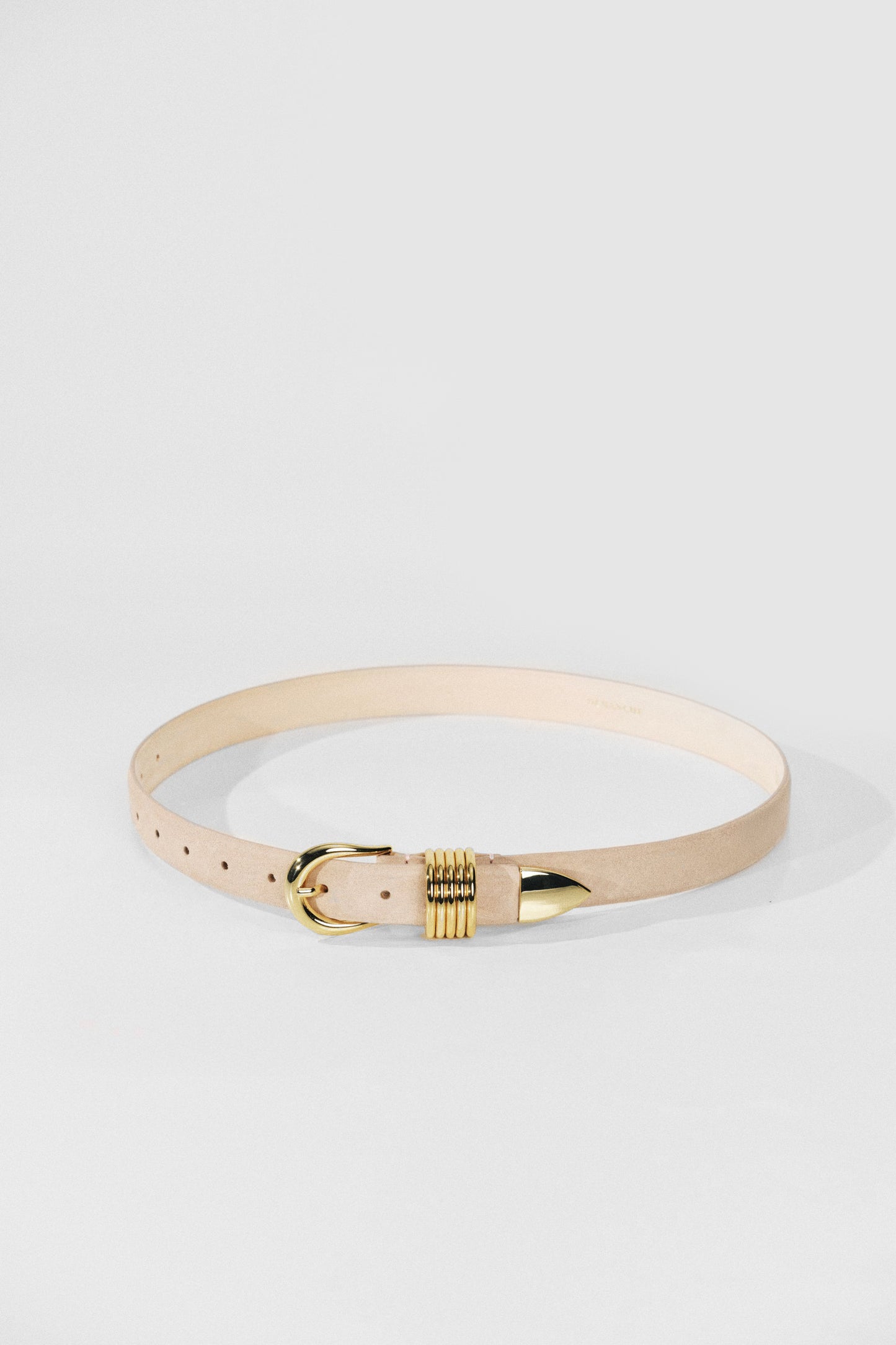 Gürtel Hollyhock in Beige Suede/GoldDéhanche - Anita Hass