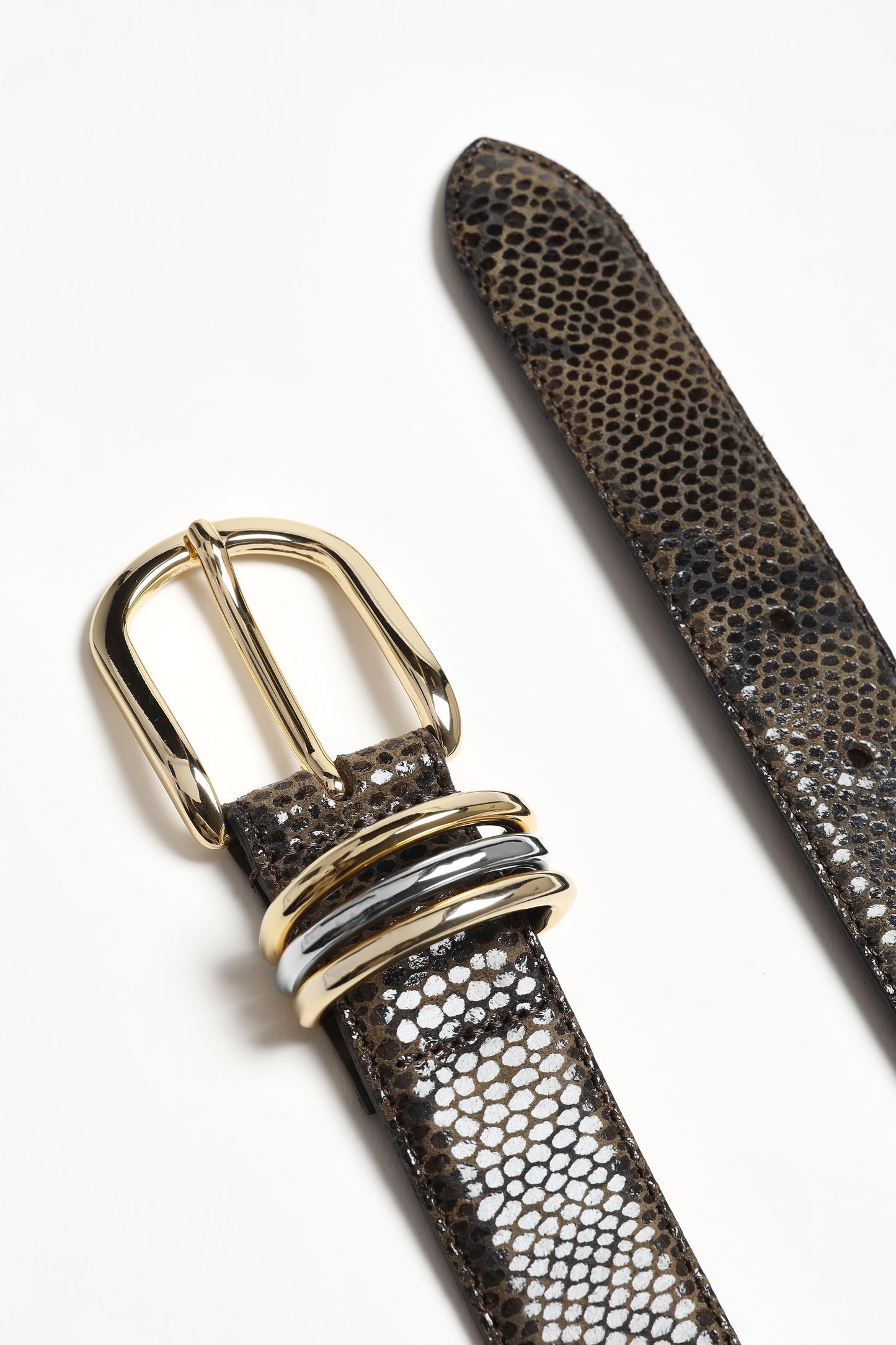 Gürtel Velin in Brown SnakeLadneri - Anita Hass