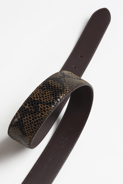 Gürtel Velin in Brown SnakeLadneri - Anita Hass