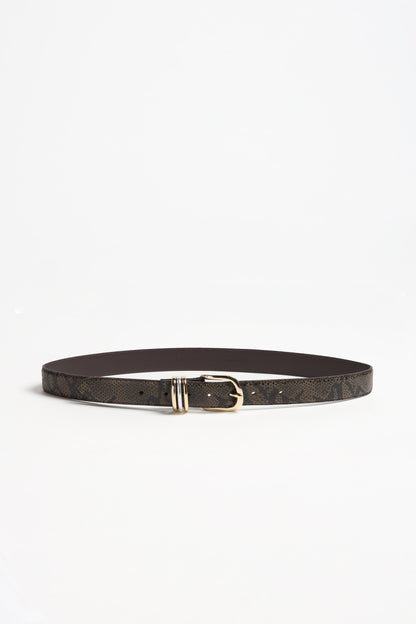 Gürtel Velin in Brown SnakeLadneri - Anita Hass