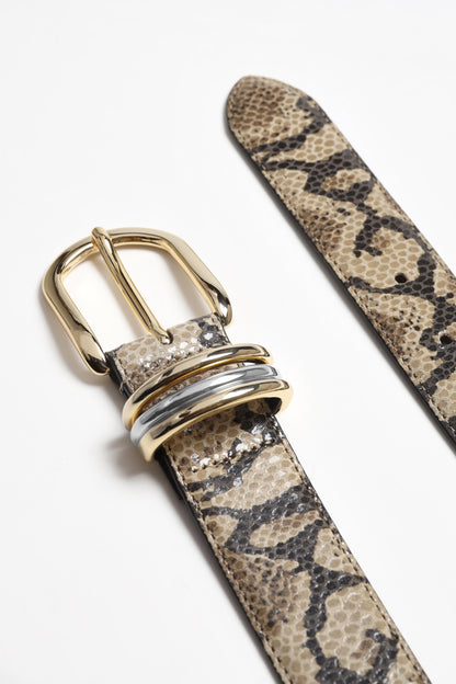 Gürtel Velin in Sand SnakeLadneri - Anita Hass