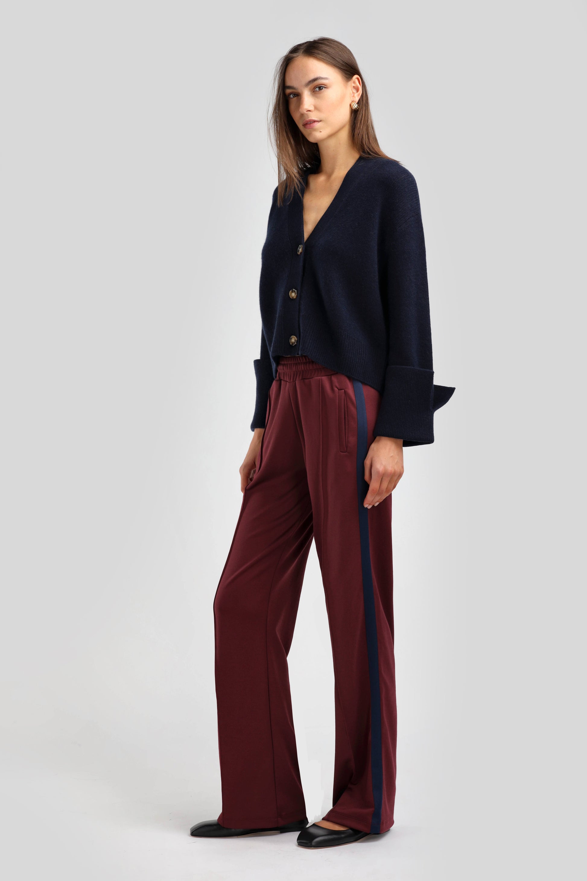 Hose Flores in BurgundyLadneri - Anita Hass