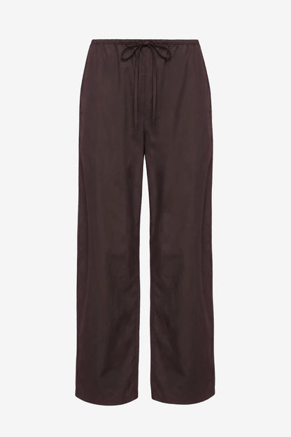 Kyoto Drawstring Pants in Chocolate