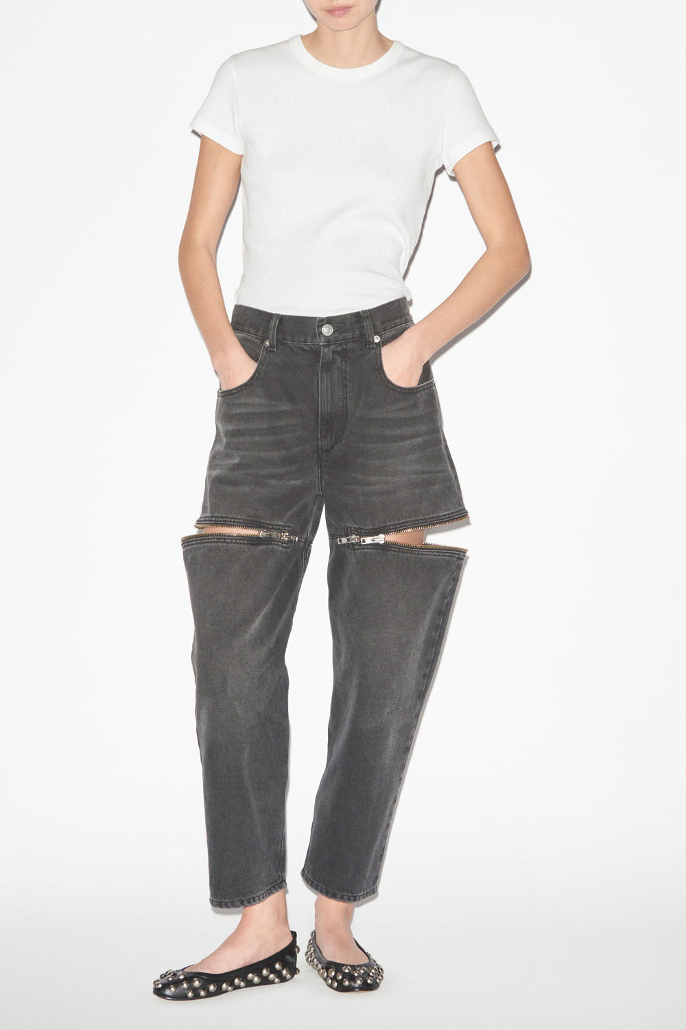 Jeans Salia in Faded BlackMarant Etoile - Anita Hass