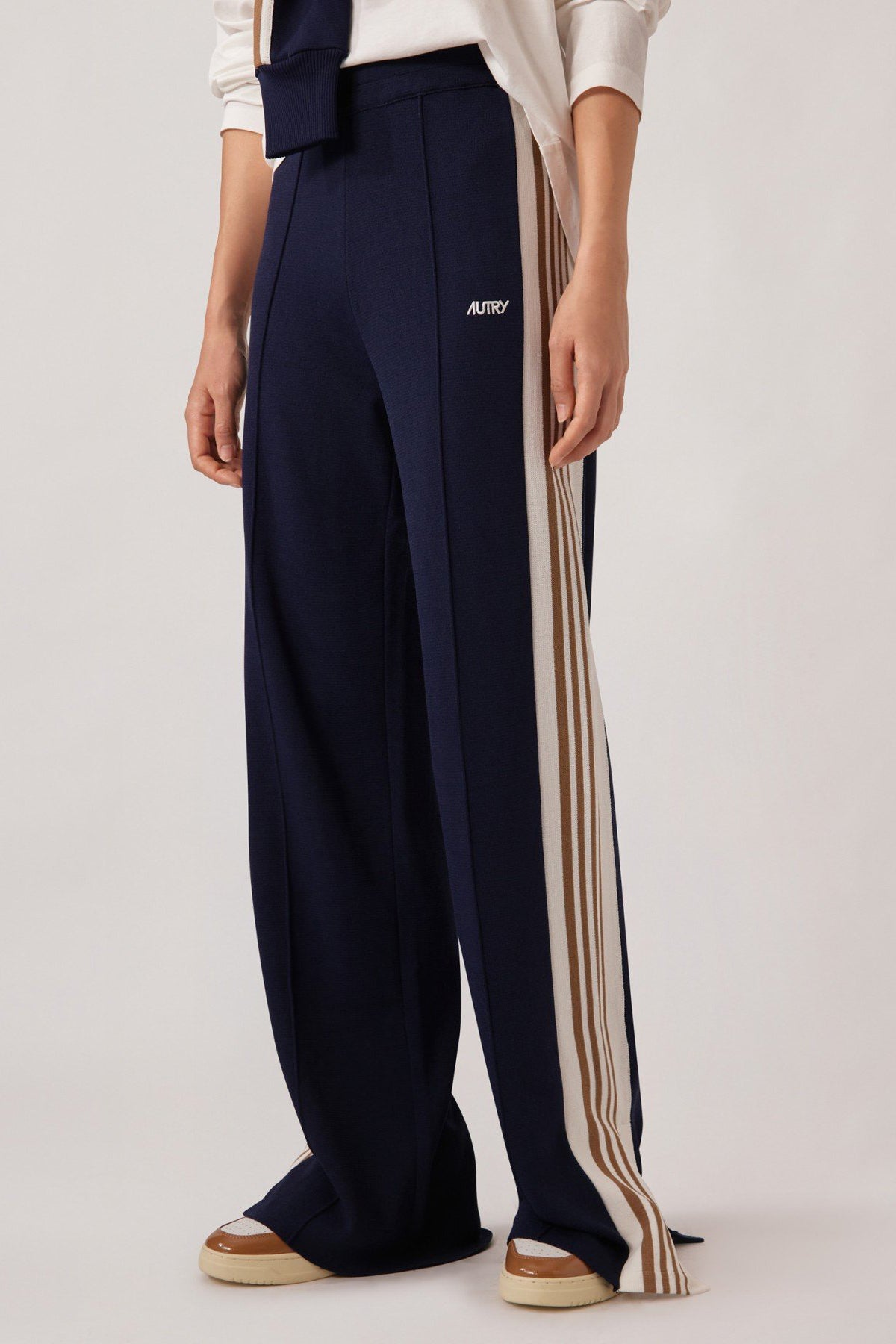 Hose Tennis in Navy/CamelAutry - Anita Hass