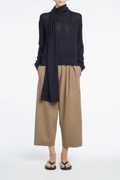 Hose Wide Leg Crop in CaramelMaria McManus - Anita Hass