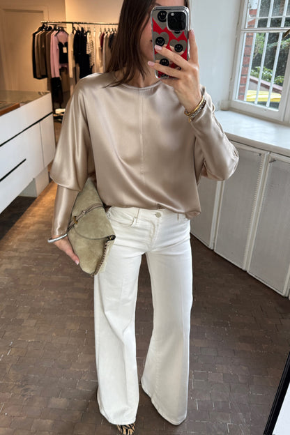 Bilbao blouse in champagne