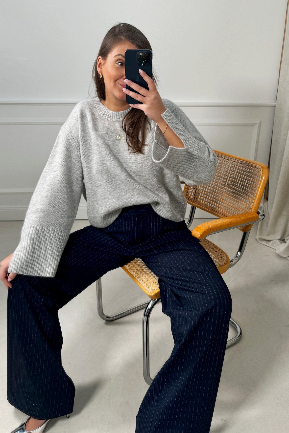 Pullover Cropped in CarraraAllude - Anita Hass