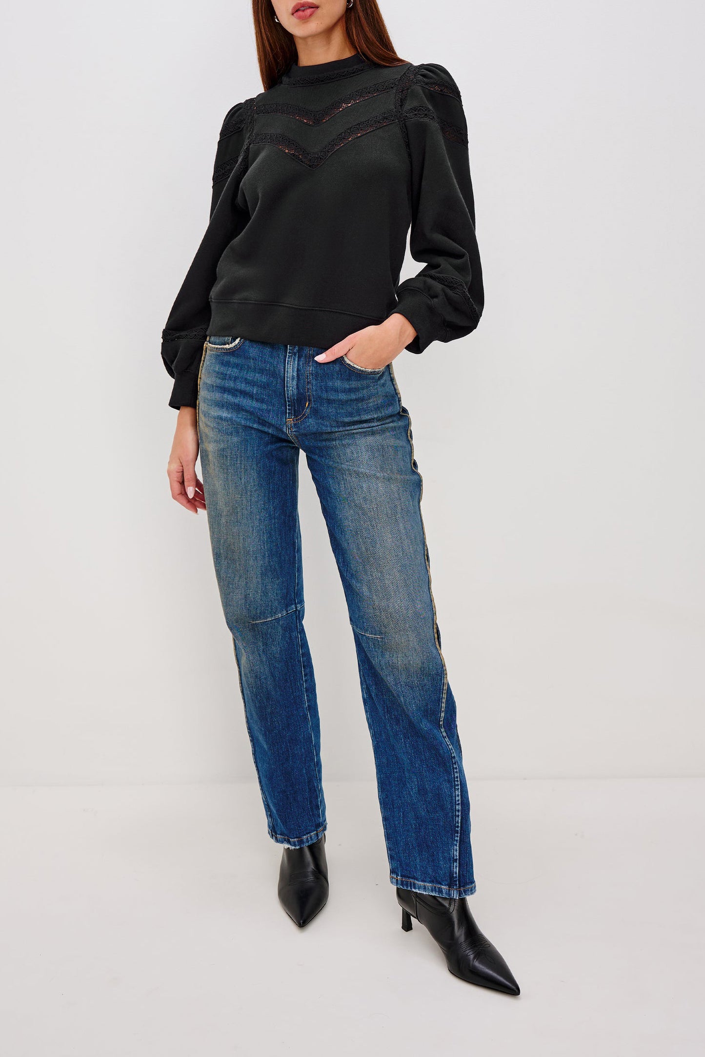 Sweatshirt Isles in SchwarzRails - Anita Hass