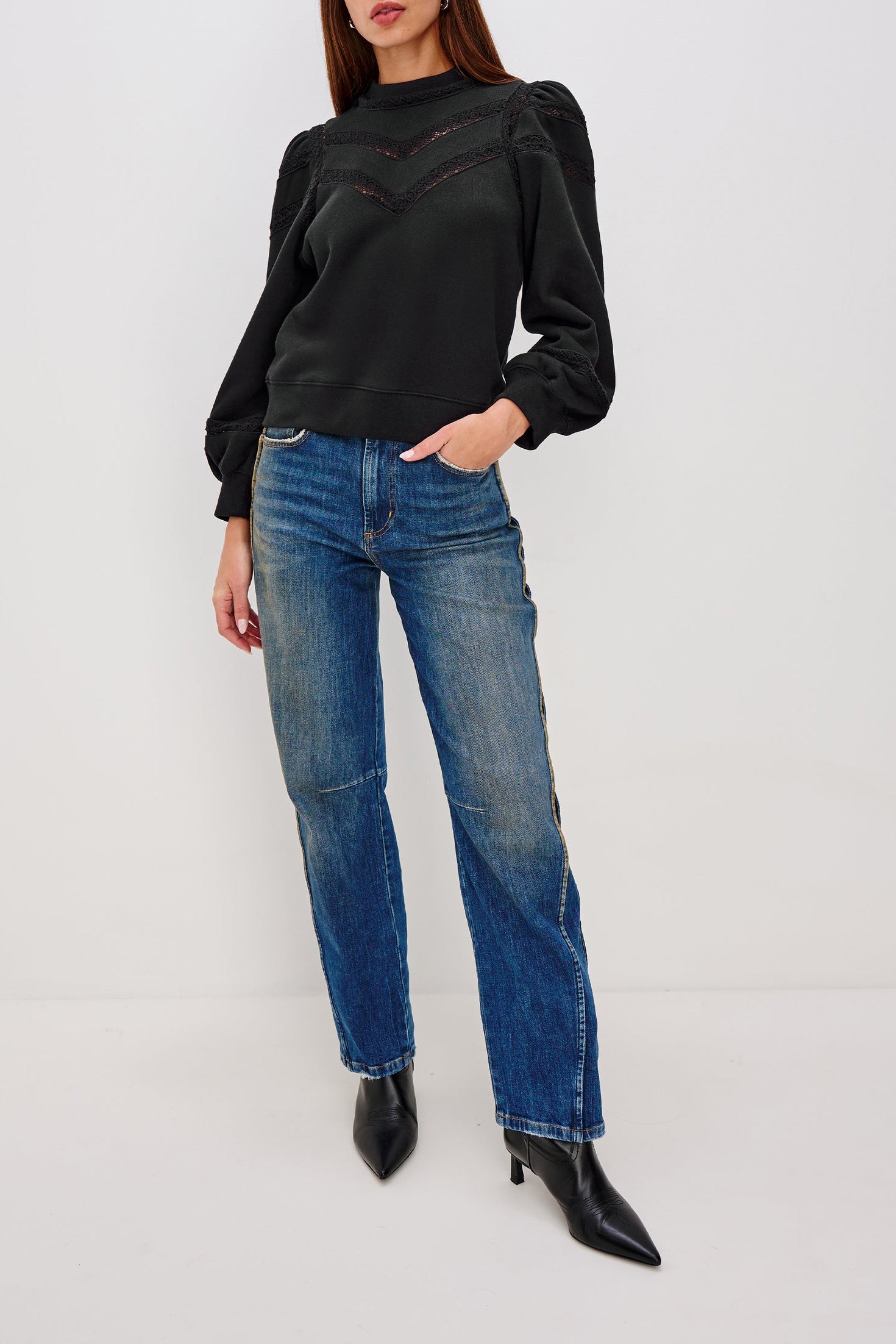 Sweatshirt Isles in SchwarzRails - Anita Hass