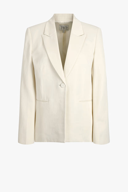 Blazer Her Fit in BoneTWP Clothing - Anita Hass