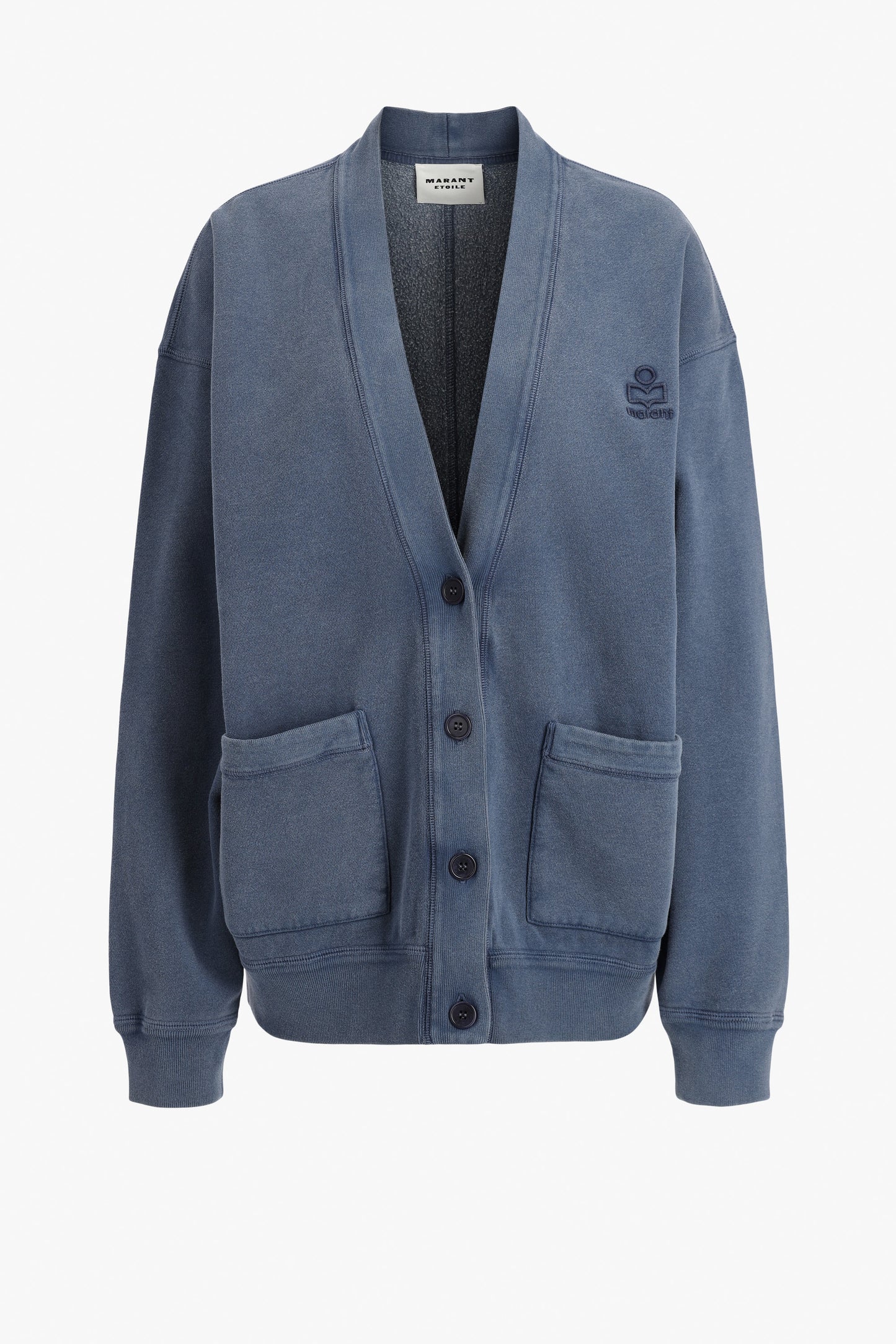 Sweat cardigan Stephy in indigo