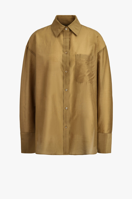 Bluse Big Joe in British KhakiTWP Clothing - Anita Hass