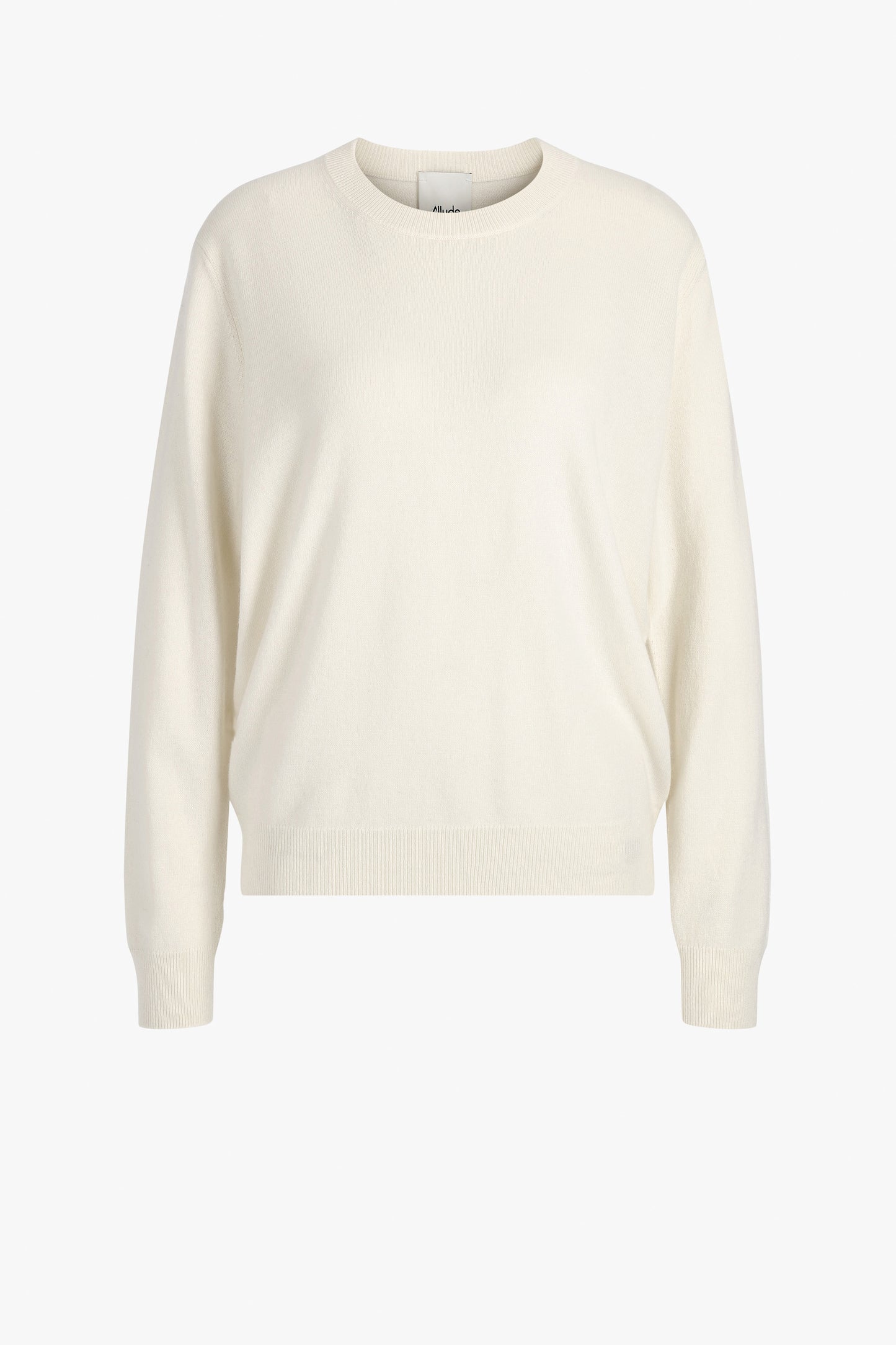 Fine Round sweater in Ivory