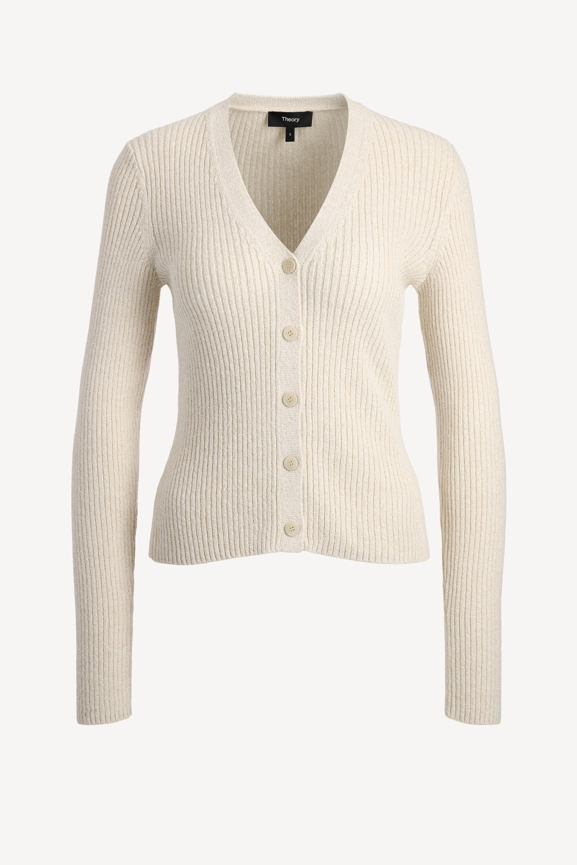 Cardigan Textured in Cream/LatteTheory - Anita Hass