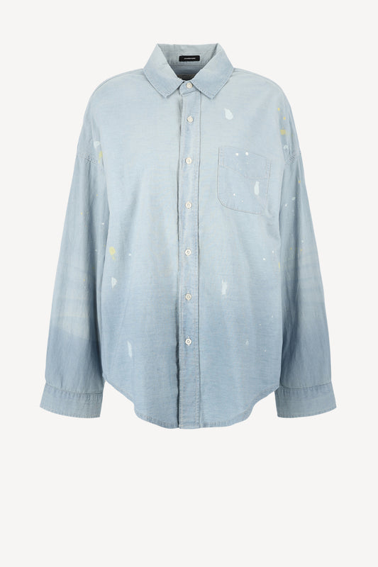 Bluse Boxy Button Up in Vintage BlueR13 - Anita Hass